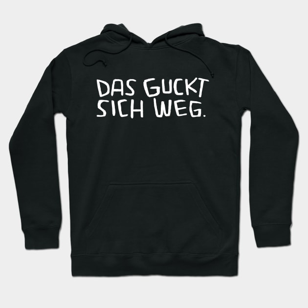 Das guckt sich weg, Lustiger Handwerker Spruch Hoodie by badlydrawnbabe